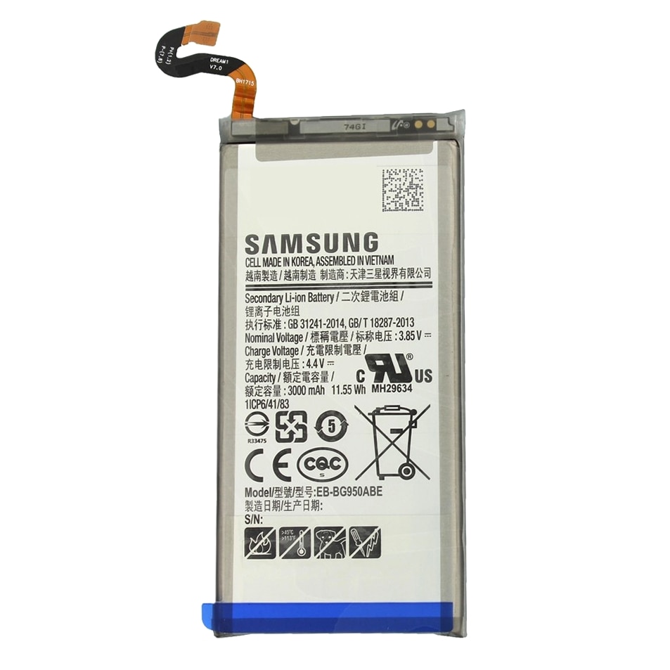 Refurbish I listen to music Marine Baterie Samsung Galaxy S8 G950F EB-BG950ABE - eMAG.ro