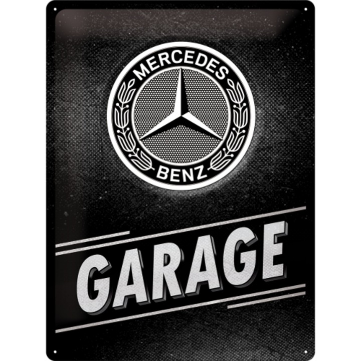 Placa decor 30x40 cm "Mercedes-Benz Garage"