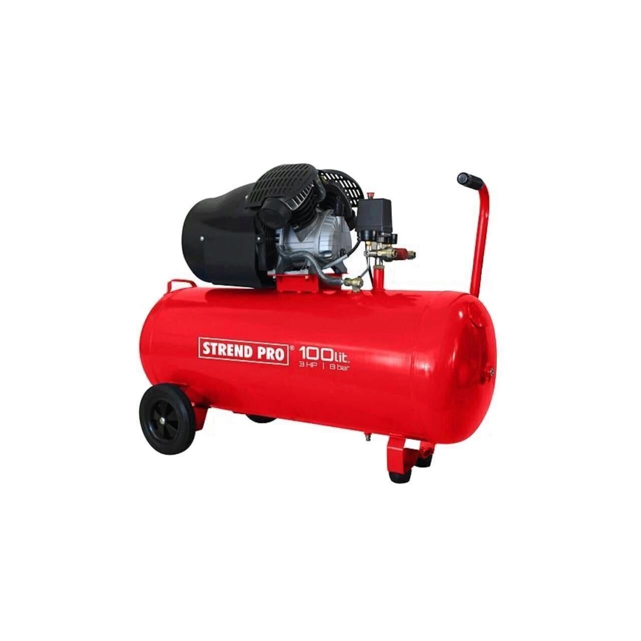Compresor de aer Strend Pro Premium HSV-100-08, 2.2 kW, 100 l, 2 pistoane