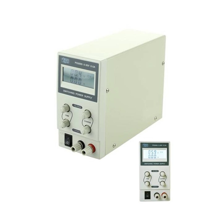 Unitate de alimentare stabilizata de laborator GLPS 3005 30VDC 5A
