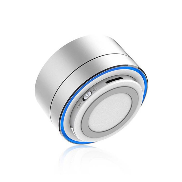 Difuzor portabil, KISONLI, Li-ion, MP3, Bluetooth, Alb