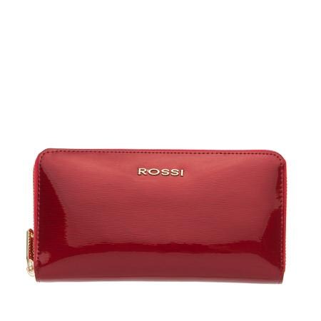 Portofel Rossi, RSC0412, Rosu, Piele autentica