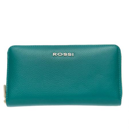 Portofel Rossi, RSC0415, Albastru, Piele autentica