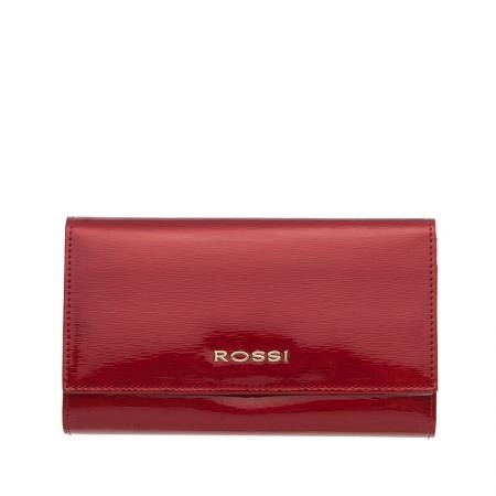 Portofel Rossi, RSC0312, Rosu, Piele autentica