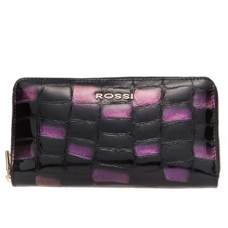 Portofel Rossi, RSC0414, Negru, Piele autentica