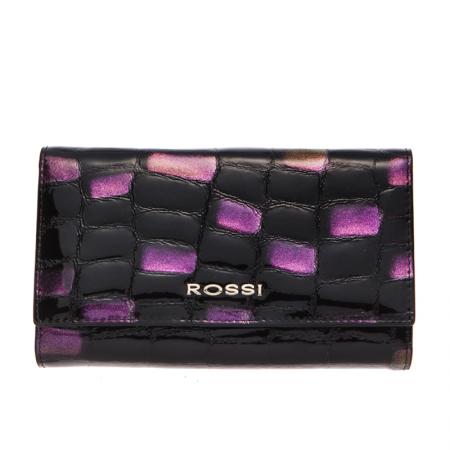 Portofel Rossi, RSC0314, Negru , Piele autentica