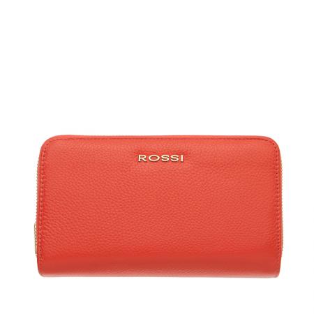 Portofel Rossi, RSC0506, Portocaliu, Piele autentica