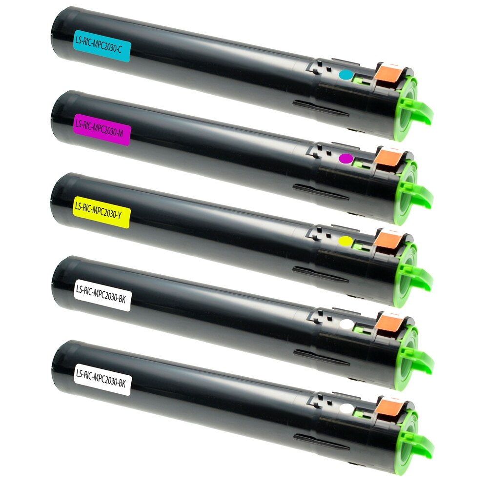 Set 5 Cartuse Toner MPC 2030 / 2050 BK/C/M/Y , 41000 Pag Compatibile Ricoh Aficio MP C2030 C2031/ 2050 / 2050 spf / 2530 2531/ 2550 / 2550 csp / 2550 spf MP C2051 / C2051 AD / C2551 / C2551 AD