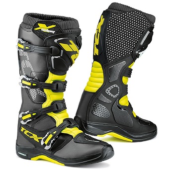 Cizme moto, TCX X Helium, Negru/Galben Fluorescent, marimea 38 Cizme moto, TCX X Helium, Negru/Galben Fluorescent, marimea 38