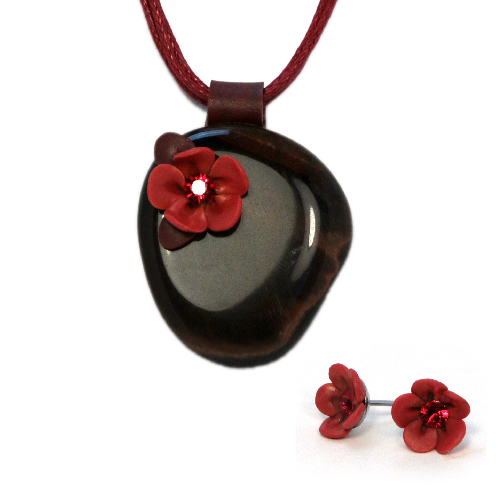 Set Onix cu cristale , Miidefloriart, model 04