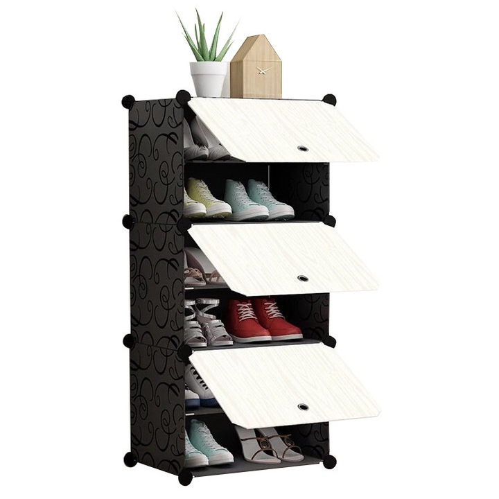 Pantofar 6 Nivele Negru, D2660N