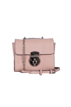 Geanta mini din piele saffino nude, Coccinelle Geanta mini din piele saffino nude, Coccinelle