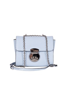 Geanta mini din piele saffino blue light, Coccinelle Geanta mini din piele saffino blue light, Coccinelle