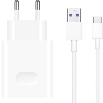Incarcator retea HUAWEI HW-050450E00, 5A, Super Charge, Alb plus cablu date tip C Incarcator retea HUAWEI HW-050450E00, 5A, Super Charge, Alb plus cablu date tip C