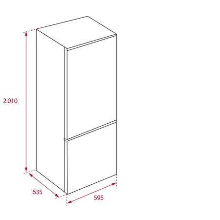 Combina frigorifica Teka NFL 430 S e-Inox, No Frost, 201 cm, 326 litri, A++, e-Inox