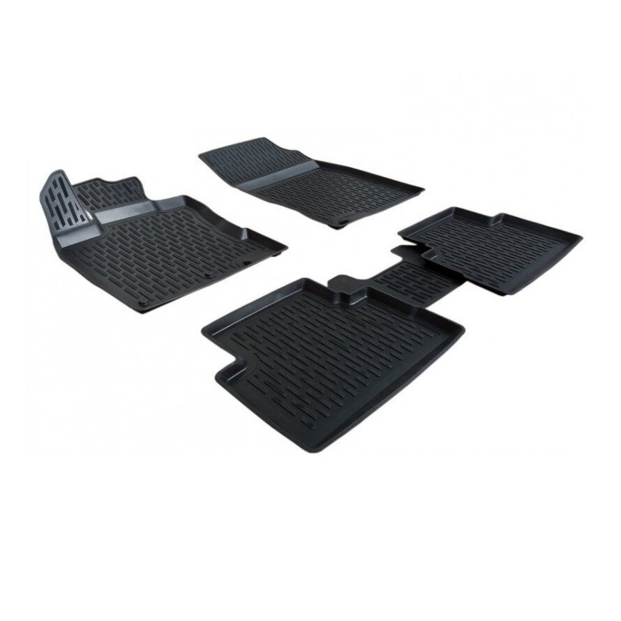 Set covoare Nissan Qashqai II dupa 2013- Prezent 5 bucati cauciuc stil tip tavita Seintex