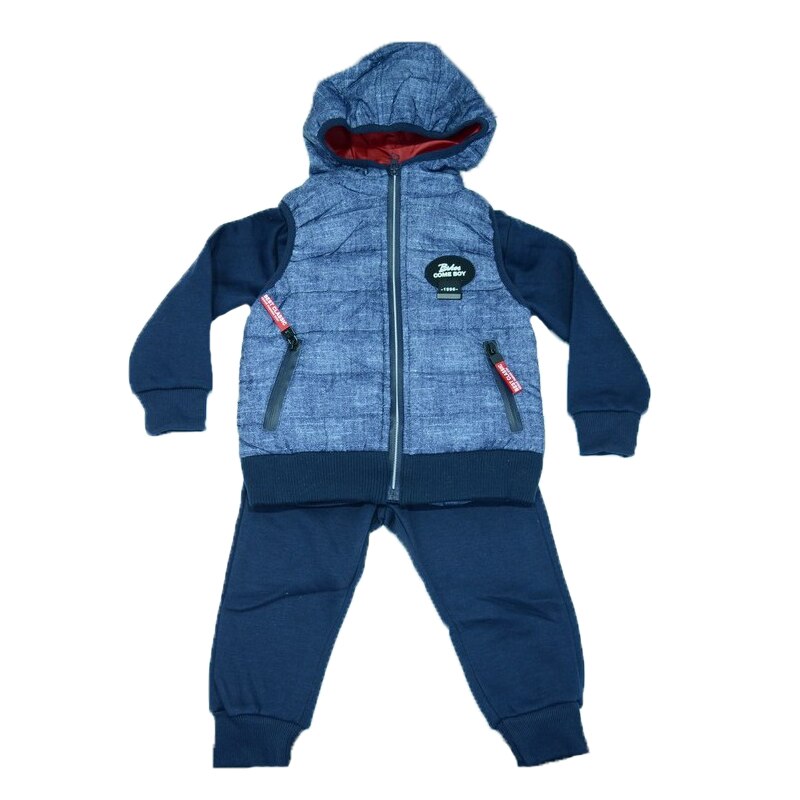 Compleu 3 piese pentru baieti Happy House JF-1763A-1, Multicolor