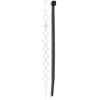 Brida plastic neagra 7.8 x 240 punga 100 buc Elematic Brida plastic neagra 7.8 x 240 punga 100 buc Elematic