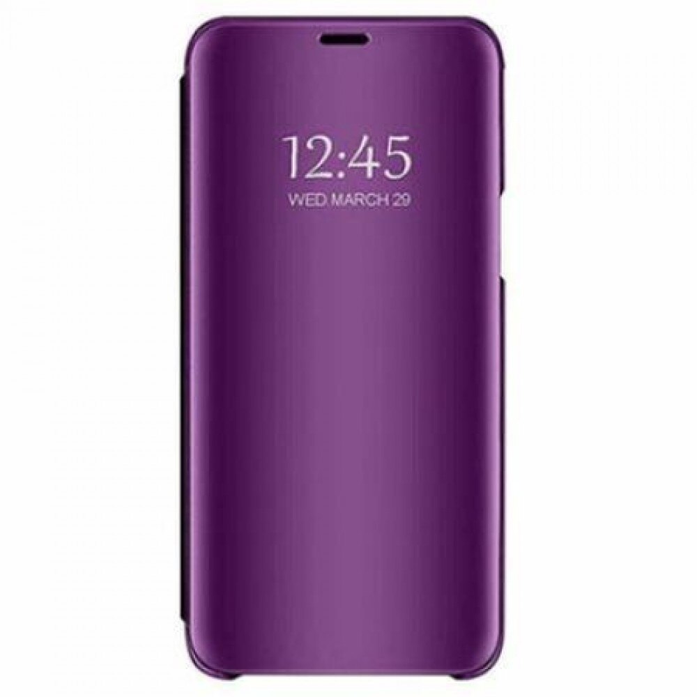 Husa Samsung, Galaxy A60, A606F, Clear View Flip Mirror Stand, Mov