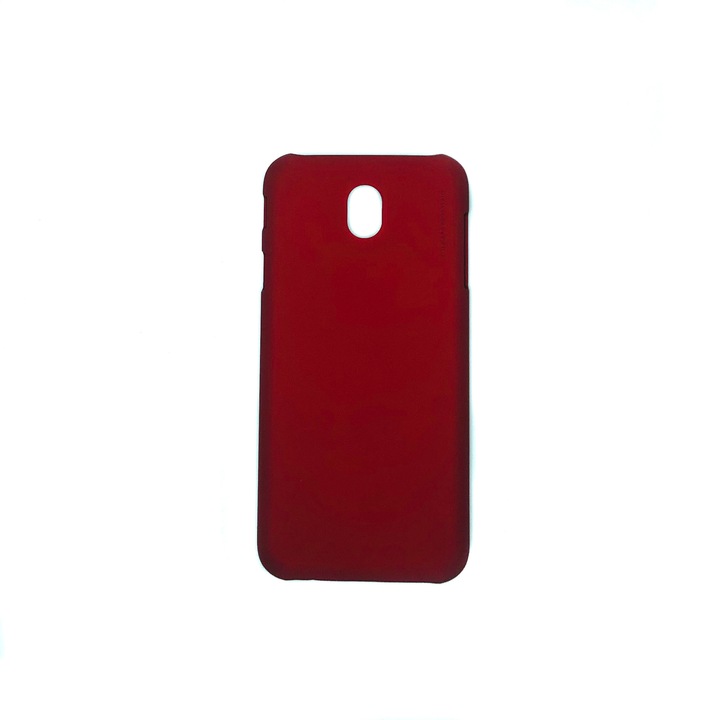 Метален поликарбонатен калъф X-Level за Samsung Galaxy J7 2017 - сапфирено червен