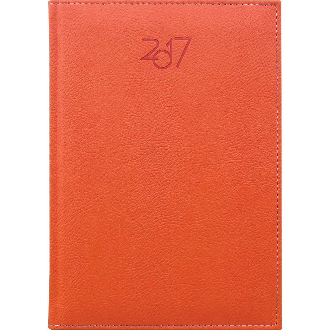 Agenda 2017 Dakota A4, datata, hartie ivory, coperta portocalie