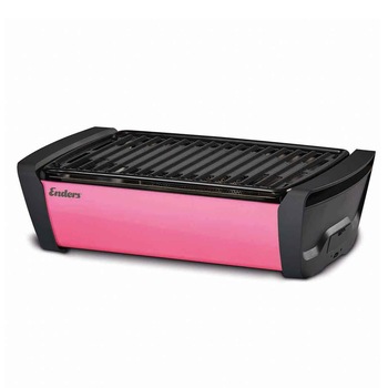 Gratar carbune compact Enders AURORA Pink, emailata gratar, 37 x 25 cm Gratar carbune compact Enders AURORA Pink, emailata gratar, 37 x 25 cm