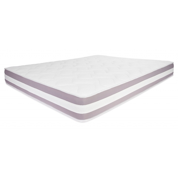 Матрак Argentum Healthguard Memory, Двулицев, Ортопедичен, Анатомичен, Горна част със сребърен йон, 3D вентилация, 200x200см