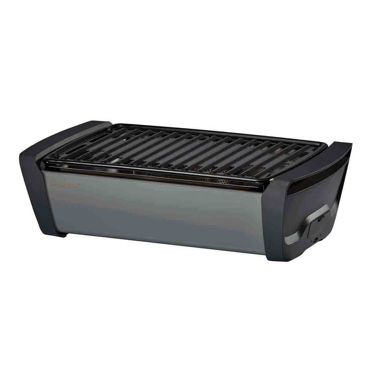 Gratar carbune compact Enders AURORA Grey, emailata gratar, 37 x 25 cm