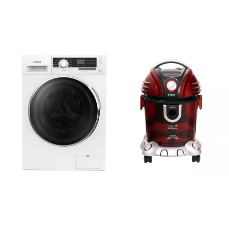 Pachet Masina De Spalat Samus Cu Uscator Wsdd 8614a Si Aspirator Cu Filtrare Prin Apa Samus Aquafilter Emag Ro