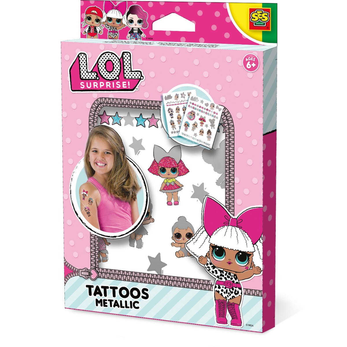 Set pictura si desen, Creaza tatuaje metalice, Ses Creative