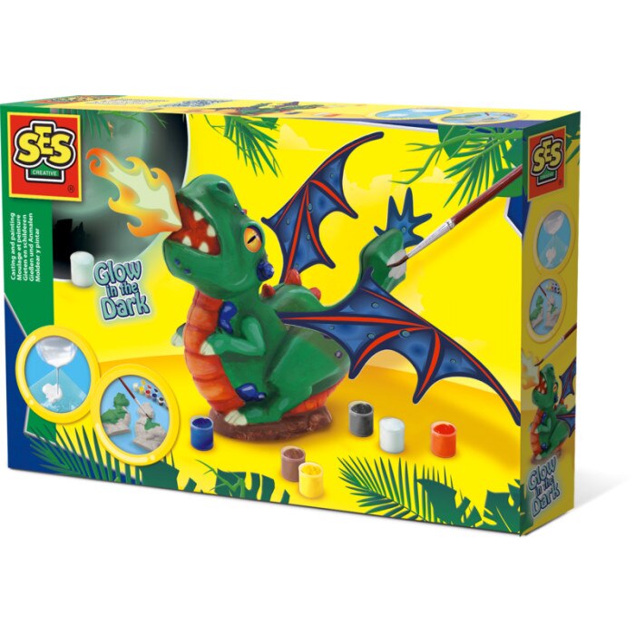 Set pictura, Creaza si picteaza - Dragon, Ses Creative