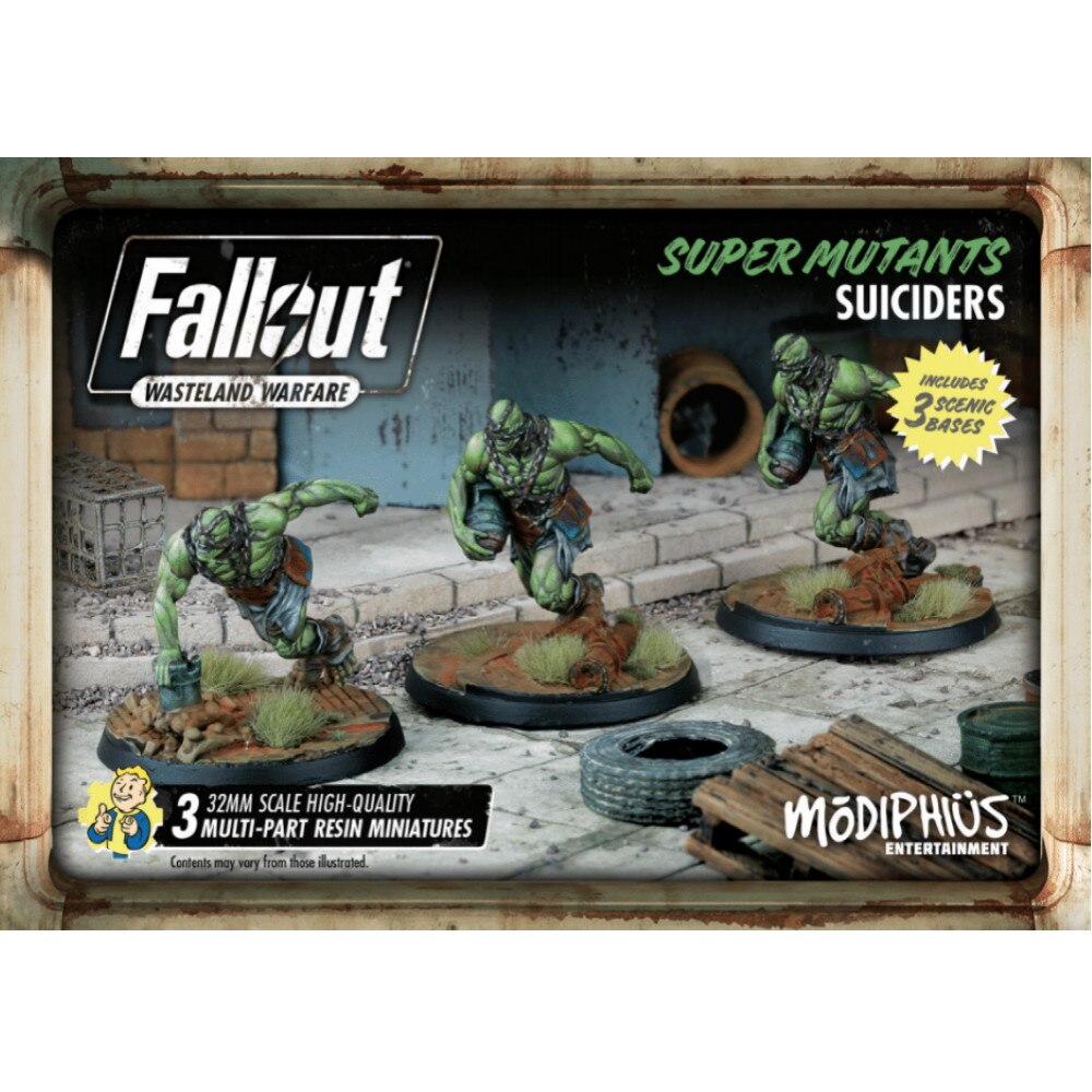 Expansiune Fallout, Wasteland Warfare, Super Mutants, Suiciders
