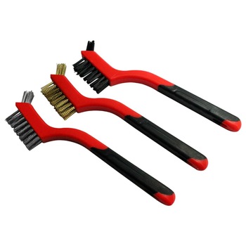 Set perii curatare cu fire inox-alama-plastic 3 bucati, Dekton DT85979 Set perii curatare cu fire inox-alama-plastic 3 bucati, Dekton DT85979