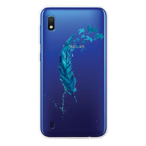Carcasa Husa Samsung Galaxy A10 model Feather, Antisoc + Folie sticla securizata Samsung Galaxy A10 Tempered Glass Viceversa