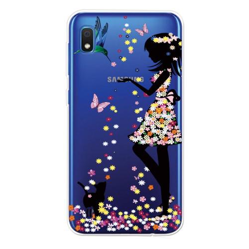 Carcasa Husa Samsung Galaxy A10 model Colorful Life, Antisoc + Folie sticla securizata Samsung Galaxy A10 Tempered Glass Viceversa