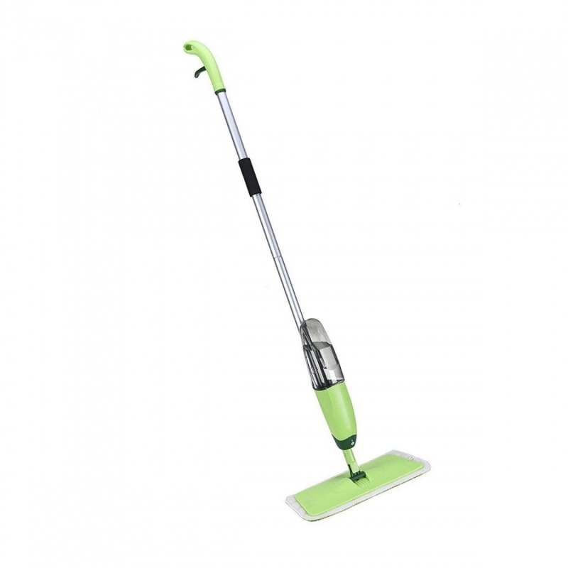 Mop cu pulverizator, rotativ de 360 ​​°, 350 ml, Verde/Alb, Urban Trends ®