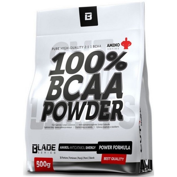 Proteine 100% BCAA, Pudra de 500 de grame, Aroma de mango