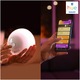Lampa portabila LED RGBW Philips HUE Go, Bluetooth/Wireless, 6W (43W), 520lm, lumina alba/color, Alb, clasa energetica G