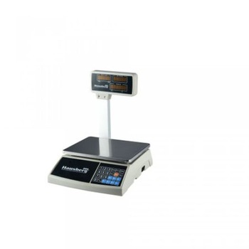 Cantar electronic comercial Hausberg HB 6051, afisaj fata/spate, platan din otel inoxidabil si plastic, capacitate 30 kg, cu acumulatori Cantar electronic comercial Hausberg HB 6051, afisaj fata/spate, platan din otel inoxidabil si plastic, capacitate 30 kg, cu acumulatori