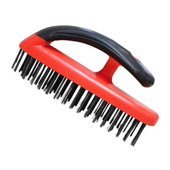 Perie de sarma cu maner din plastic Dekton, 5 randuri, DT85975 Perie de sarma cu maner din plastic Dekton, 5 randuri, DT85975