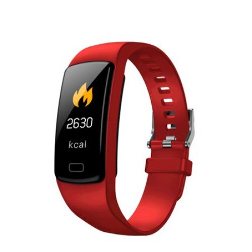 Bratara Fitness NewTech Y9 2019 Color, rezistenta la apa si praf IP67, Ecran Color, Monitorizare puls, pasi, somn si calorii arse, Notificari Apel/SMS, Red