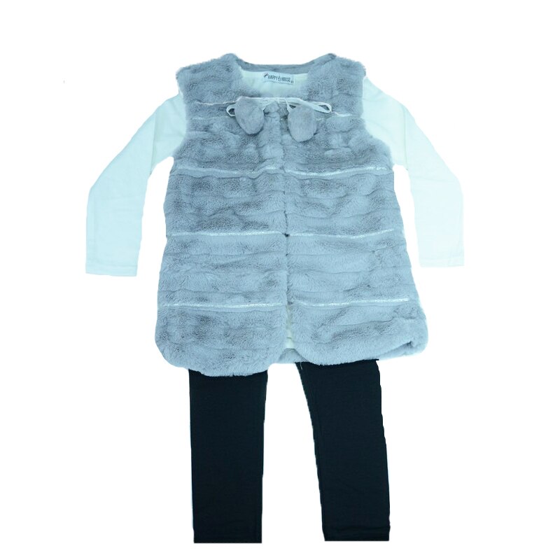 Compleu 3 piese pentru fetite Happy House HH197G, Multicolor