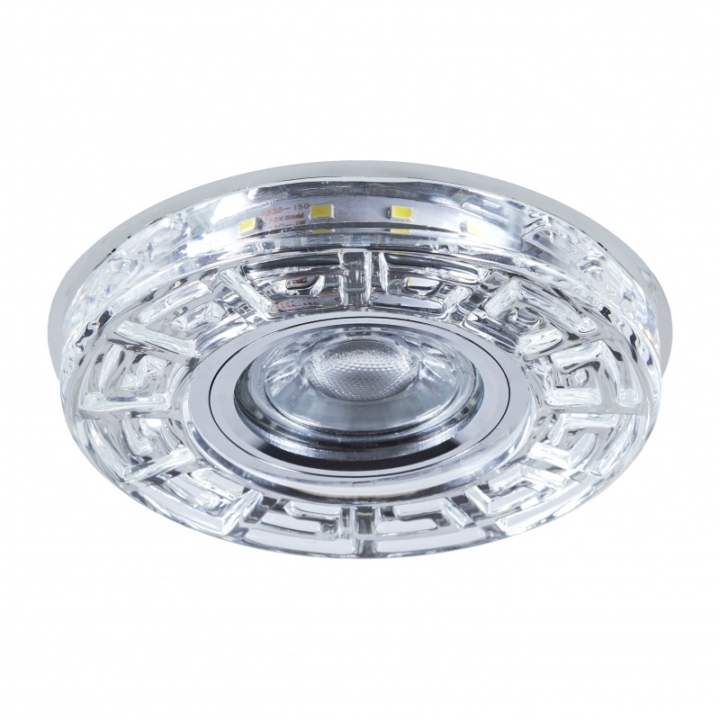 Rama incastrata, Crom, led 2w, 4000k, 1xGU10, 1500/r ch