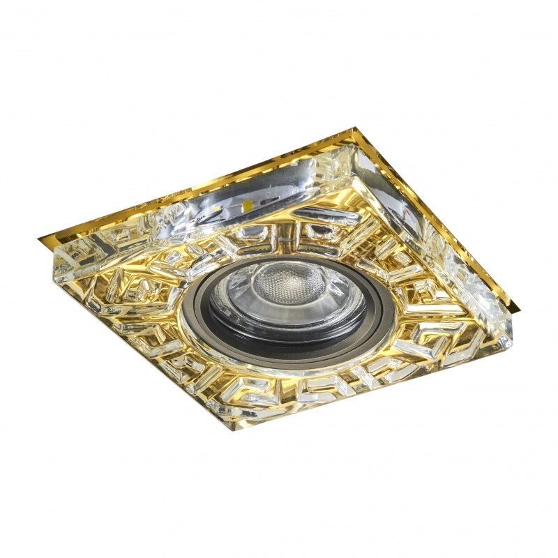 Rama incastrata, Auriu, led 2w, 4000k, 1xGU10, 1500/s gd