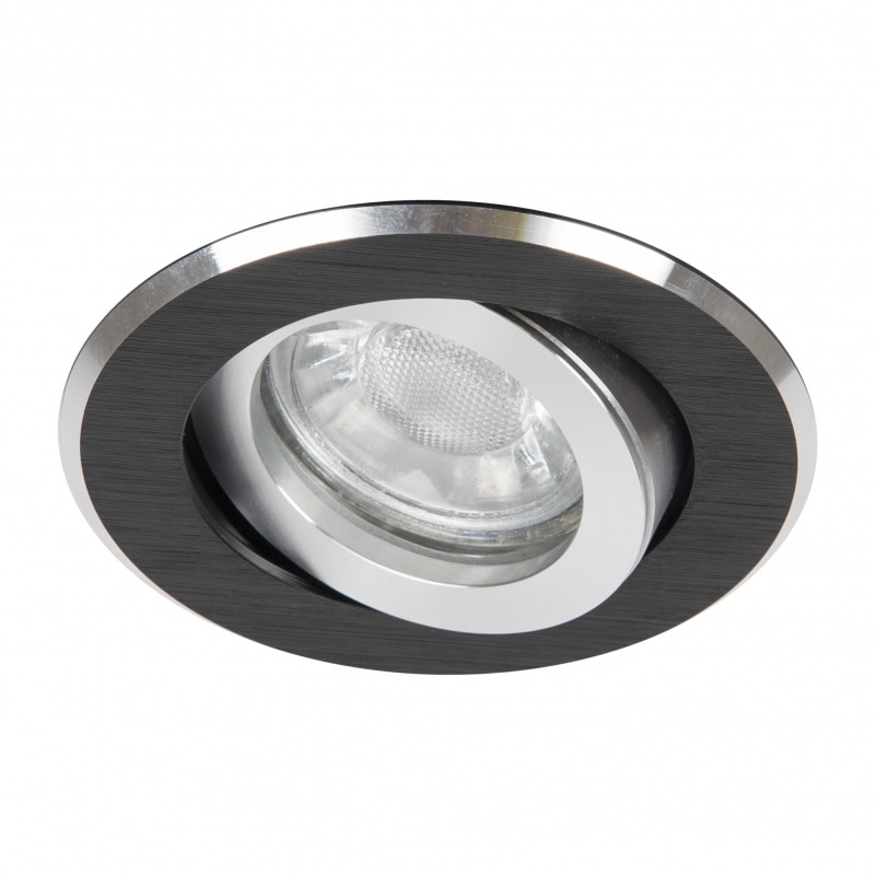 Spot incastrabil, Negru, 1xGU5.3, 702 bk