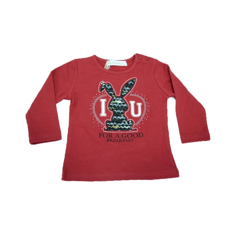 Bluza maneca lunga fetite Happy House FOFO-067R1, Multicolor