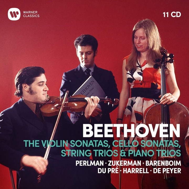 Pinchas Zukerman, Daniel Barenboim, Jacqueline Du Pre, Itzhak Perlman-Beethoven: Complete Violin Sonatas, Cello Sonatas, Piano Trios, String Trios-11CD