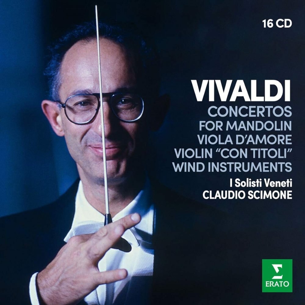 Claudio Scimone,Il Solisti Veneti - Vivaldi:Concertor for mandolin-Viola D'Amore-Violin (16CD)