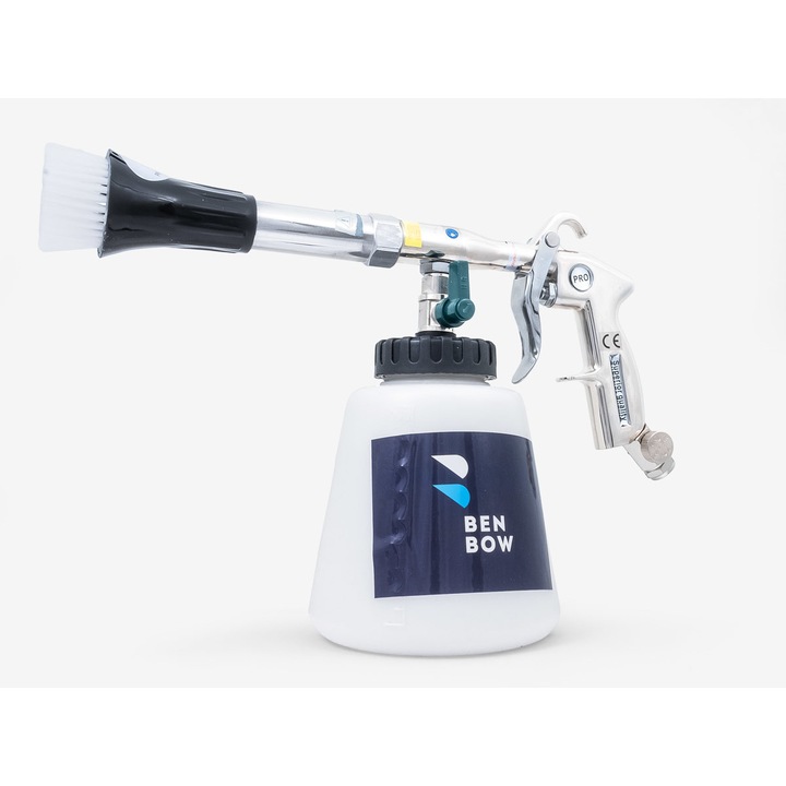 Pistol de curatat interioare auto, BenBow 055 cu adaptor aspirator, Premium
