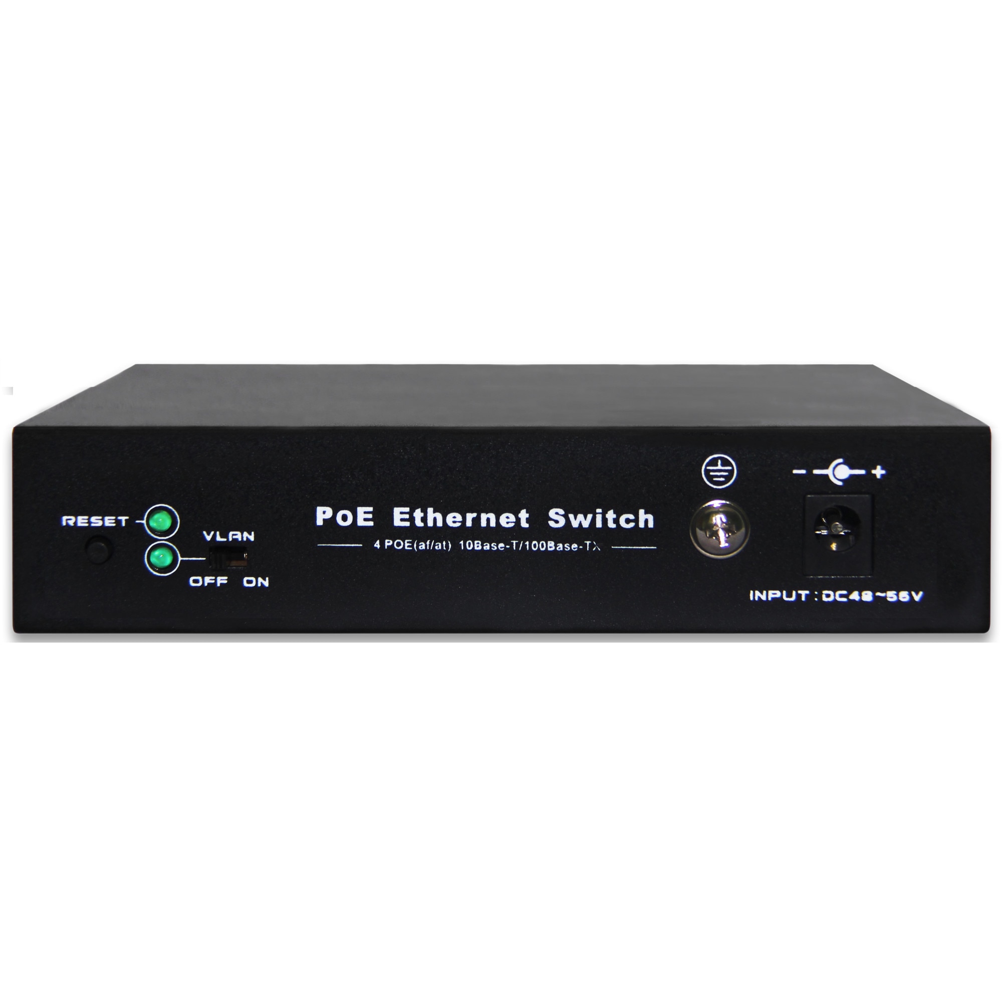 Switch 4-Port 10/100Mbps PoE & Extra 2-Port 10/100Mbps UPLINK PoE - 60W